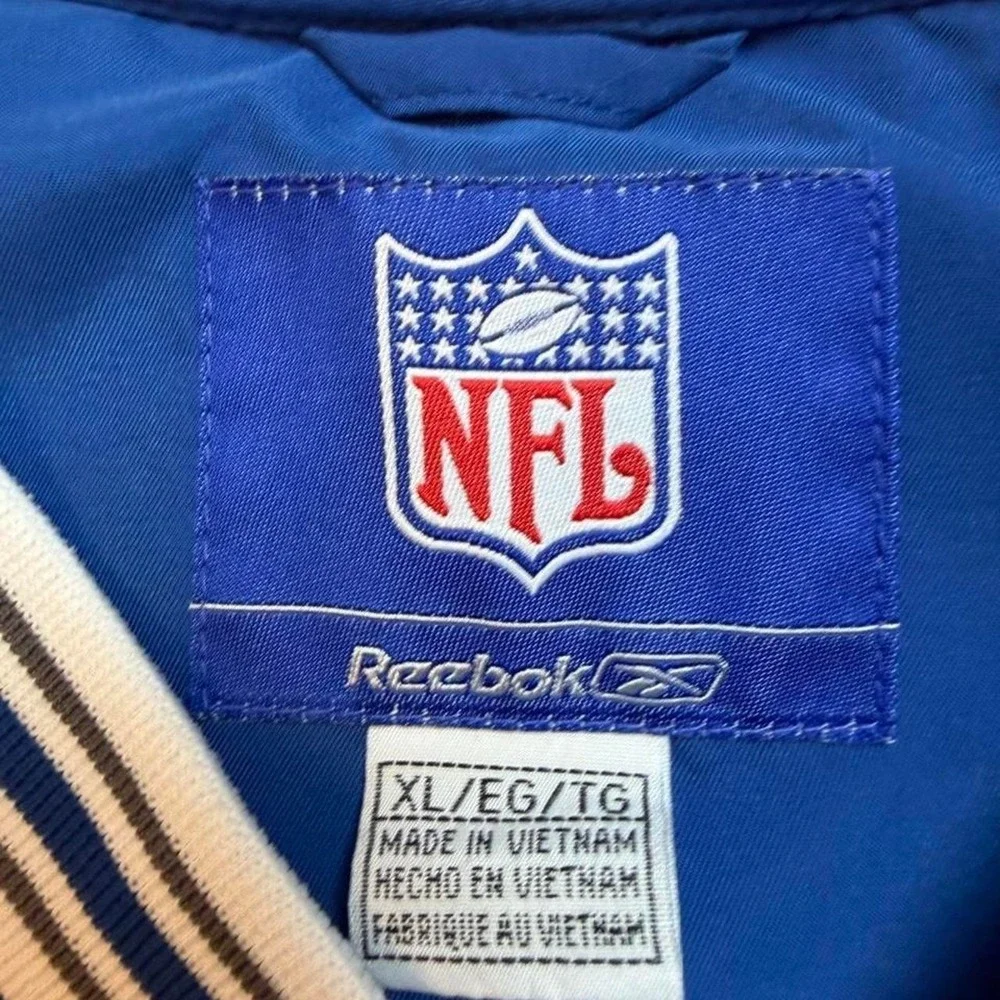 Vintage Indianapolis Colts NFL Reebok vneck pullover windbreaker size XL
